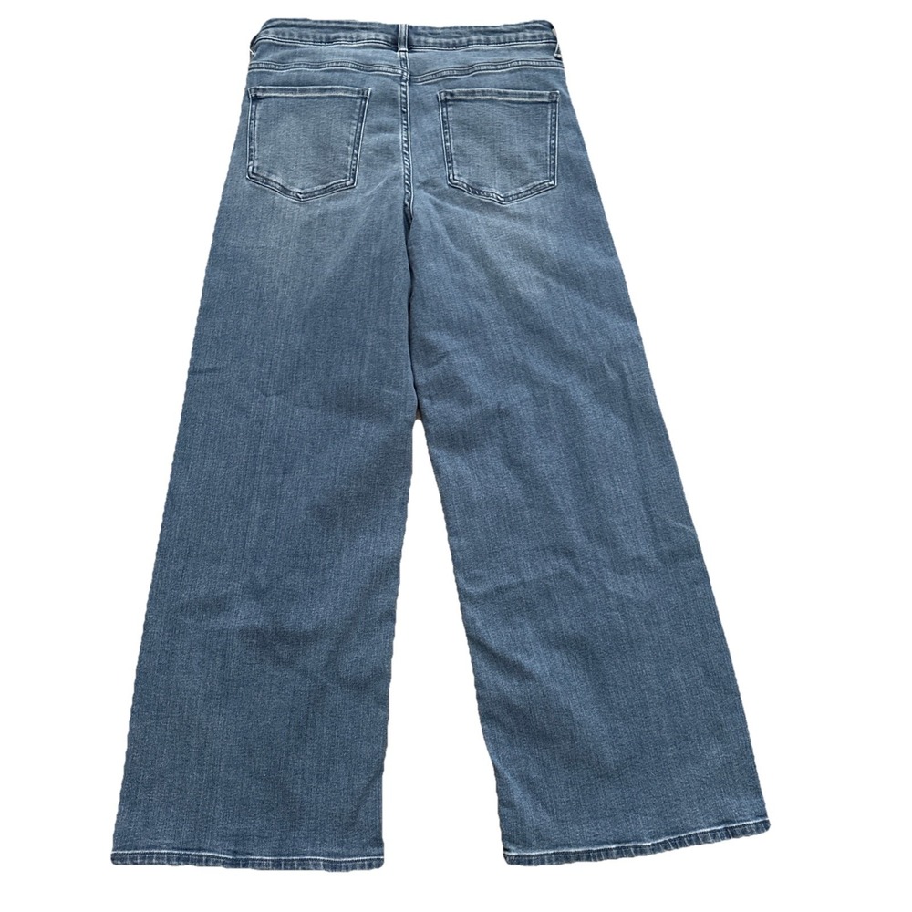 Quince Women Luna Stretch Wide Leg Jeans Seaside Blue size 30 NWT - Picture 2 of 10